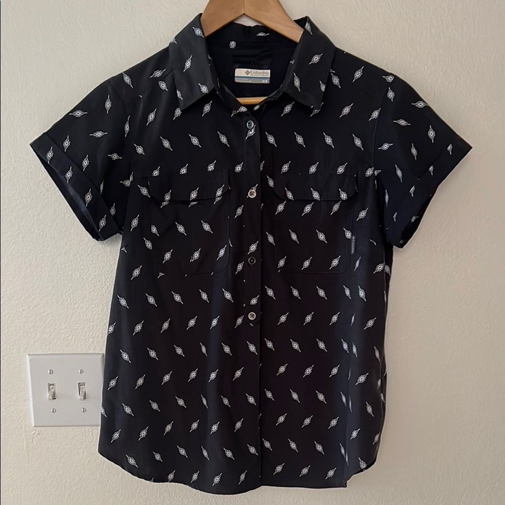 Black Patterned Women’s Shirt